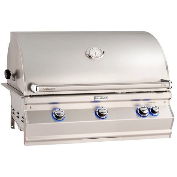 Fire Magic Aurora 36" Built-In Gas Grill with Backburner & Rotisserie Kit A790i