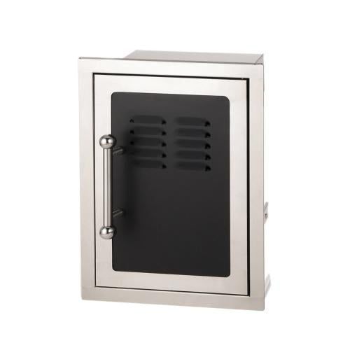 Fire Magic Black Diamond Door W/Tank Tray & Louvers* 53820HSC-TR BBQ Island Components 53820HSC-TR Flame Authority