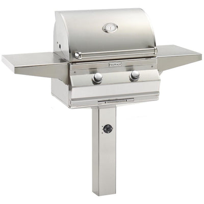 Fire Magic Choice 24" C430s In-Ground Post Mount Gas Grill with Analog Thermometer and 1-Hour Timer