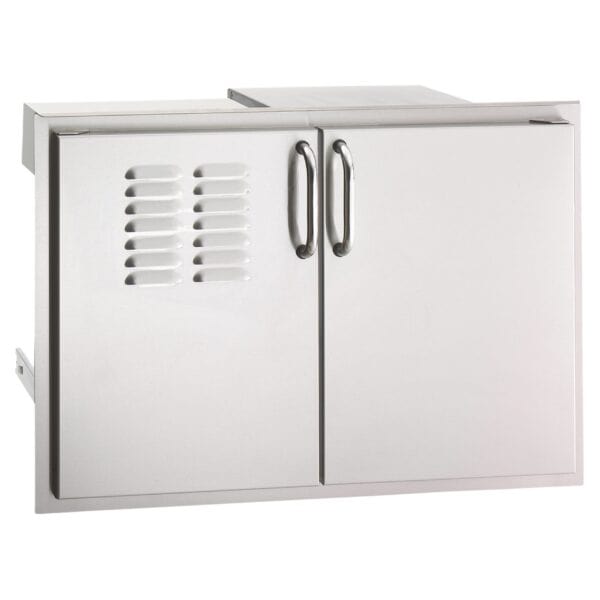 Fire Magic Double Doors w/Trash Tray & Dual Drawers with Louvers for LP Tank 33930S-12T