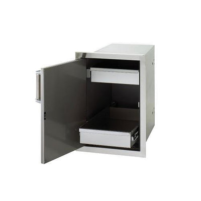 Fire magic-Single Door With Dual Drawers*-53820SC-L
