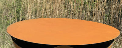 Fire Pit Art 40-inch Steel Table Top - SteelTop-40 (does not include fire pit)