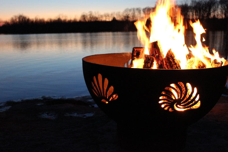 Fire Pit Art Beachcomber 36-inch Electric AWEIS Fire Pit Beachcomber - PENTA24-200K BTU-AWEIS