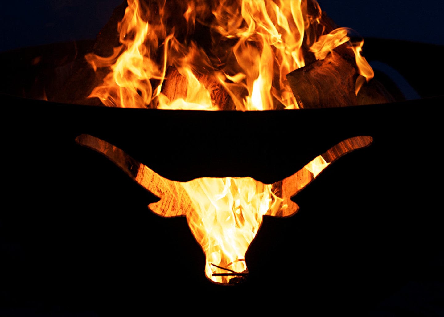 Fire Pit Art Longhorn Gas Fire Pit - Thumbnail 5