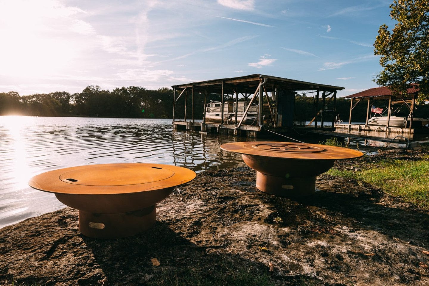 Fire Pit Art Saturn w/lid - Thumbnail 4