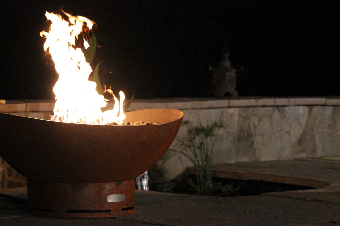 Fire Pit Art Scallop/Tidal Gas Fire Pit - Thumbnail 3