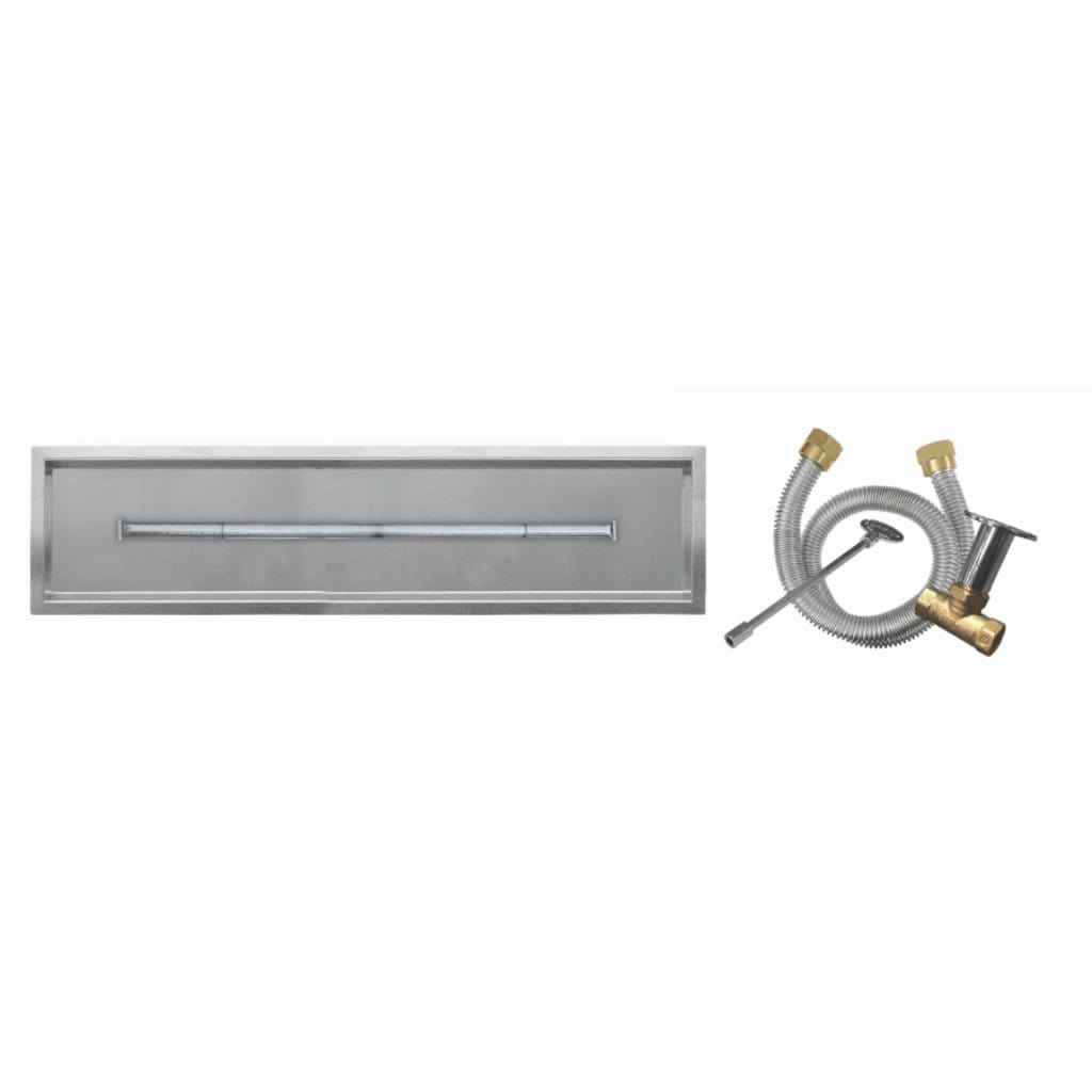 Firegear 24" Linear Drop-In Pan with Lip T-Burner LOF-2406TMT-N