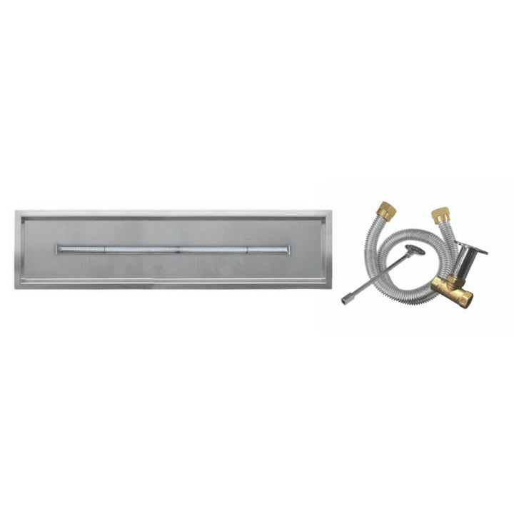 Firegear 24" Linear Drop-In Pan with Lip T-Burner LOF-2406TMT-N