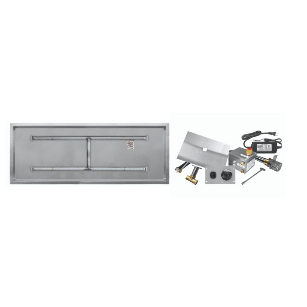 Firegear 30" Linear Stainless Steel Drop-In Pan H-Burner LOF-3012HAWS