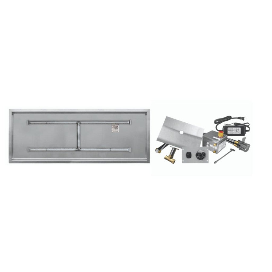 Firegear 84" Linear Stainless Steel Drop-In Pan H-Burner LOF-8416HAWS