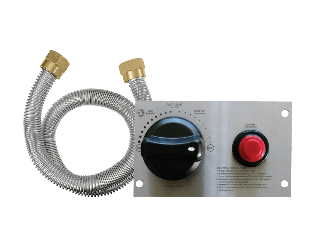 Firegear FPB Series 34 inch Stainless Steel Round Flat Pan Burner FPB-34DBSTPSI Fire Pit Inserts Flame Authority