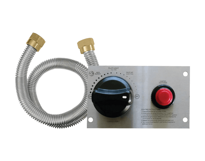 Firegear FPB Series 34 inch Stainless Steel Round Flat Pan Burner FPB-34DBSTPSI Fire Pit Inserts Flame Authority