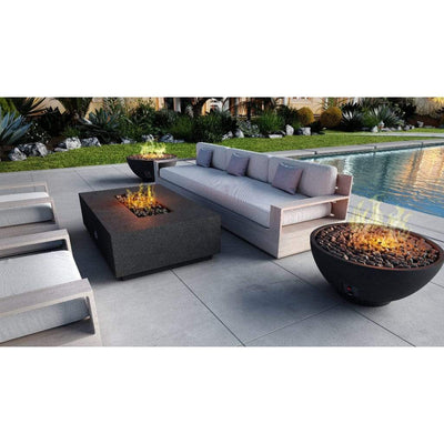 Firegear Sanctuary 76-inch Thermocouple Piloted Safety Ignition Gas Fire Pit Table - SAN176-TPSI