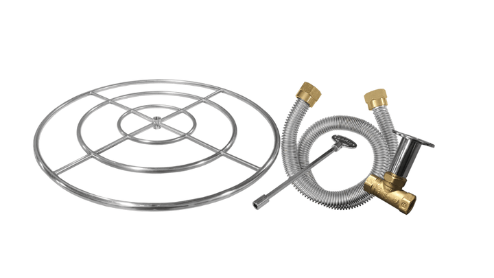 Firegear Stainless Steel 24-inch Fire Ring Burner Kit FG-FR-24SSK