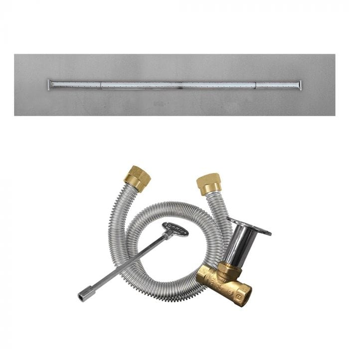 Firegear Stainless Steel Match Throw Linear Flat Pan 60-inch T-Burner LOF-6008FTMT-N