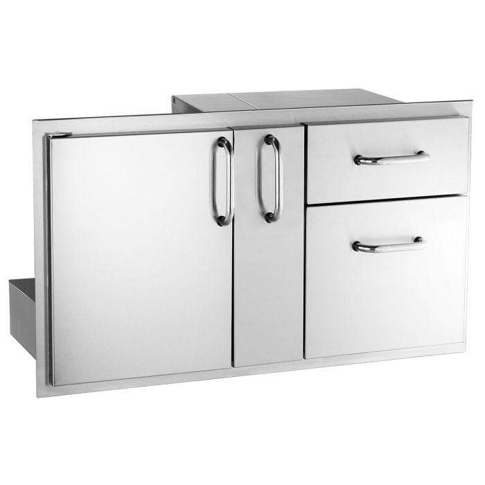 Firemagic-Access Door w/Platter Storage & Dbl. Drawer-33816S