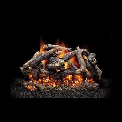 Heatmaster 30 Inch Blue Ridge Blaze Vented Log Sets BRB30