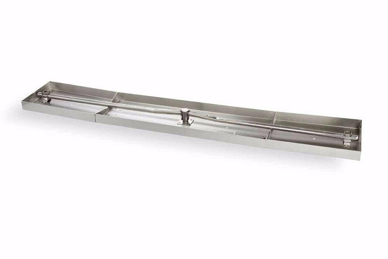 HPC Fire 37 X 8" SST Torpedo Interlink Burner made from 304 Stainless Steel - NG TOR-IL37X8SS