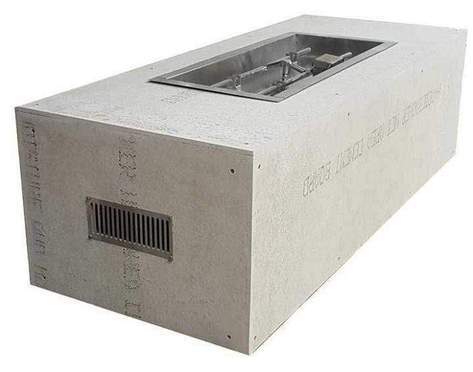 HPC Fire 60 x 24" Unfinished Fire Pit Enclosure TOR-U60X24/49X8CEK