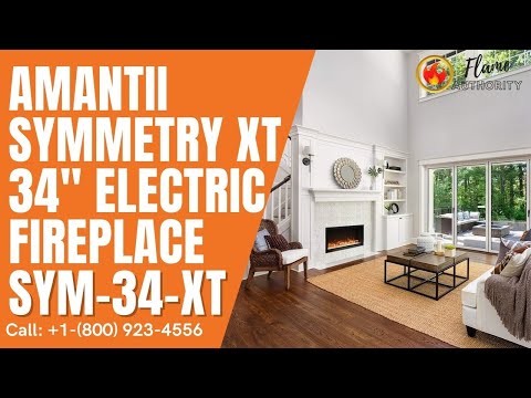 Amantii Symmetry XT Smart 34" Electric Fireplace SYM-34-XT