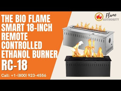 The Bio Flame Smart 18-inch Remote Controlled Ethanol Burner