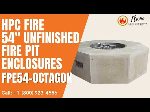 HPC Fire 54" Unfinished Fire Pit Enclosures FPE54-OCTAGON