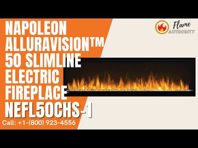 Napoleon Alluravision™ 50 Slimline Electric Fireplace NEFL50CHS-1