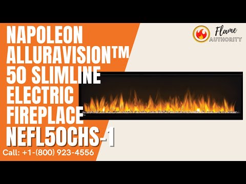 Napoleon Alluravision™ 50 Slimline Electric Fireplace NEFL50CHS-1