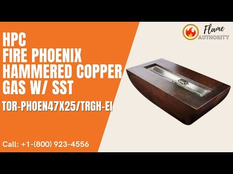 HPC Fire Phoenix Hammered Copper Gas w/ SST TOR-PHOENX47x25/TRGH-EI