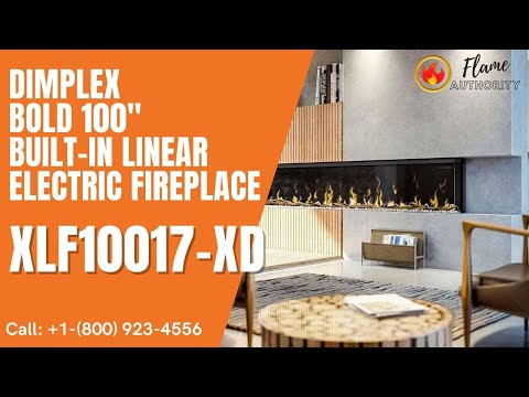 Dimplex Bold 100" Built-in Linear Electric Fireplace XLF10017-XD