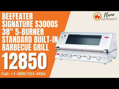 BeefEater Signature S3000S 38" 5-Burner Standard Built-In Barbecue Grill 12850