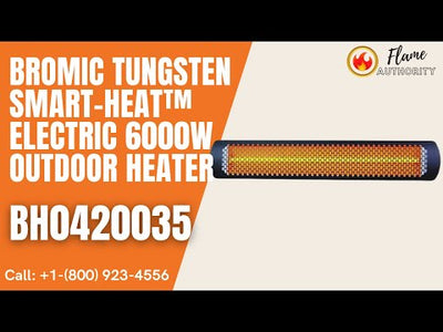 Bromic Tungsten Smart-Heat™ Electric 6000W Outdoor Heater BH0420035 - 56" 208V Black