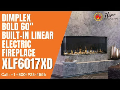 Dimplex Bold 60" Built-in Linear Electric Fireplace XLF6017-XD