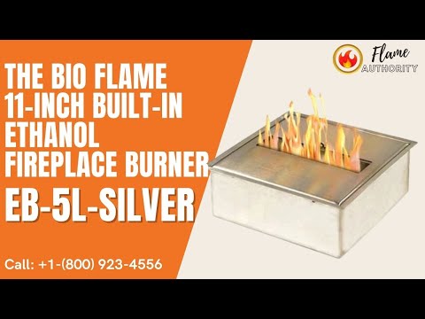 The Bio Flame 11-inch Built-In Ethanol Fireplace Burner