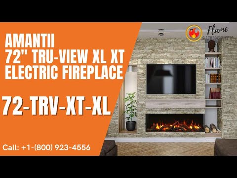 Amantii Tru View XT XL 72" Electric Fireplace 72-TRV-XT-XL