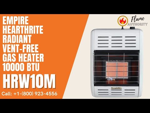 Empire HearthRite Radiant Vent-Free Gas Heater 10000 BTU HRW10M