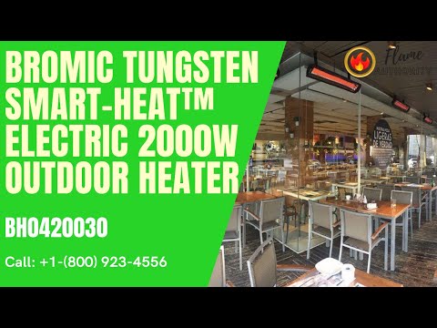 Bromic Tungsten Smart-Heat™ Electric 2000W Outdoor Heater BH0420030 - 44" Black