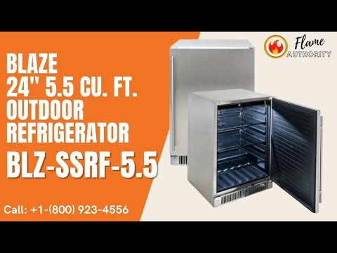 Blaze 24" 5.5 Cu. Ft. Outdoor Refrigerator BLZ-SSRF-5.5