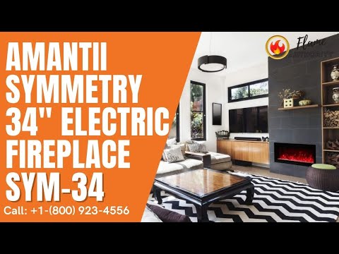 Amantii Symmetry Smart 34" Electric Fireplace SYM-34