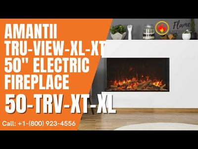 Amantii Tru View XT XL 50" Electric Fireplace 50-TRV-XT-XL