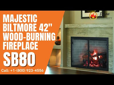 Majestic Biltmore 42" Wood-Burning Fireplace SB80