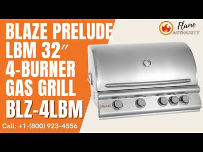 Blaze Prelude LBM 32″4-Burner Gas Grill BLZ-4LBM