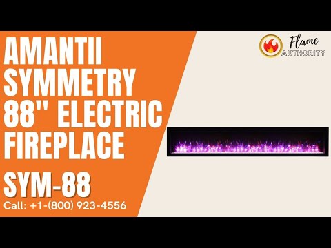 Amantii Symmetry Smart 88" Electric Fireplace SYM-88