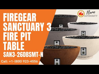 Firegear Sanctuary 3 Fire Pit Table SAN3-26DBSMT-N