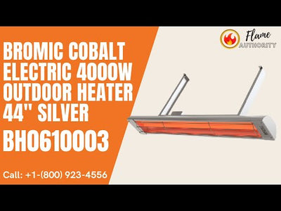 Bromic Cobalt Electric 4000W Outdoor Heater BH0610003 - 44" Silver
