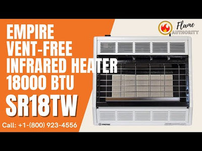 Empire Vent-Free Infrared Heater 18000 BTU SR18TW