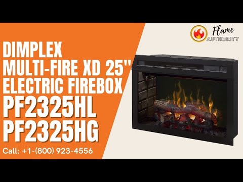 Dimplex Multi-Fire XD 25" Electric Firebox Realogs PF2325HL