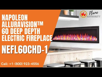 Napoleon Alluravision™ 60 Deep Depth Electric Fireplace NEFL60CHD-1