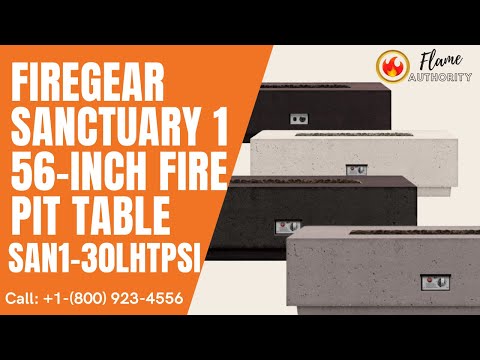 Firegear Sanctuary 1 56-inch Fire Pit Table SAN1-30LHTPSI