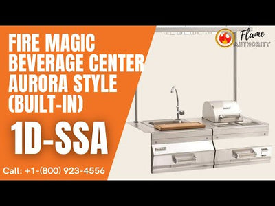Fire Magic Beverage Center Aurora Style (built-in) 1D-SSA